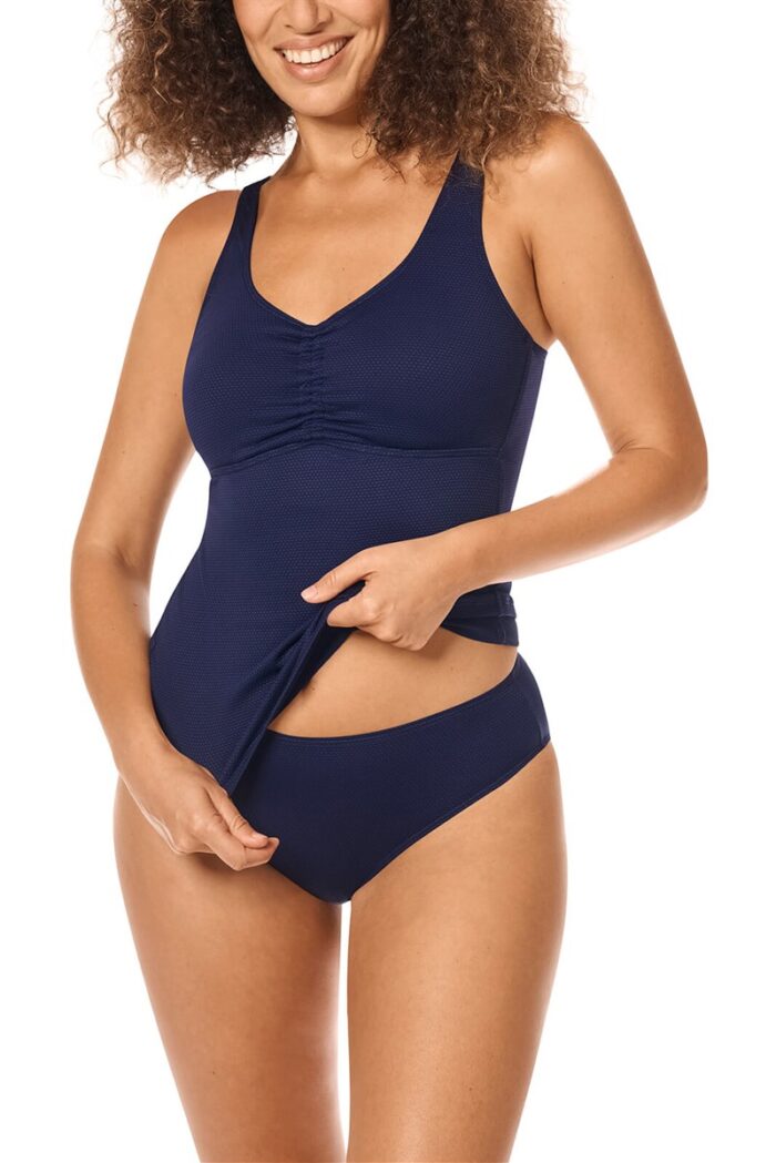 Kostium do kąpieli Amoena Tulum - top tankini - dark blue