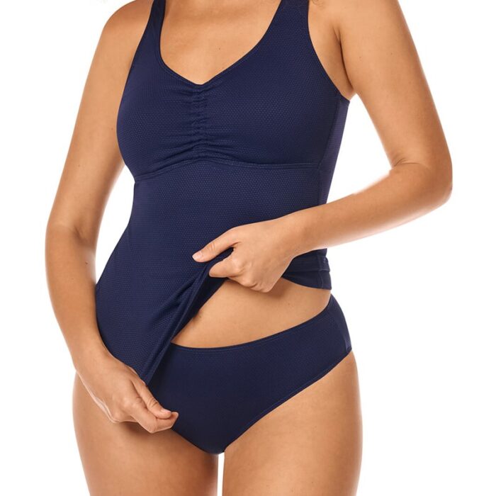 Kostium do kąpieli Amoena Tulum - top tankini - dark blue