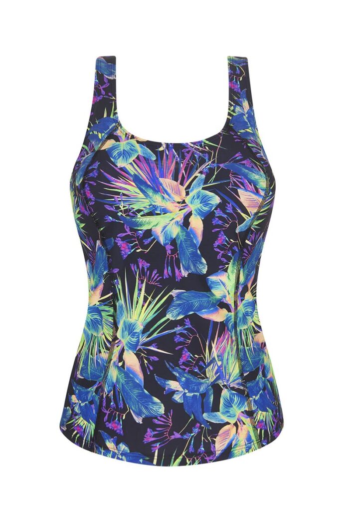 Kostium do kąpieli Amoena Lagos Tankini - Black / Multi