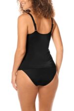 Kostium do kąpieli Amoena Santa Maria - top tankini - black / white