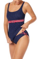 Kostium do kąpieli Amoena Algarve - top tankini - navy / multi