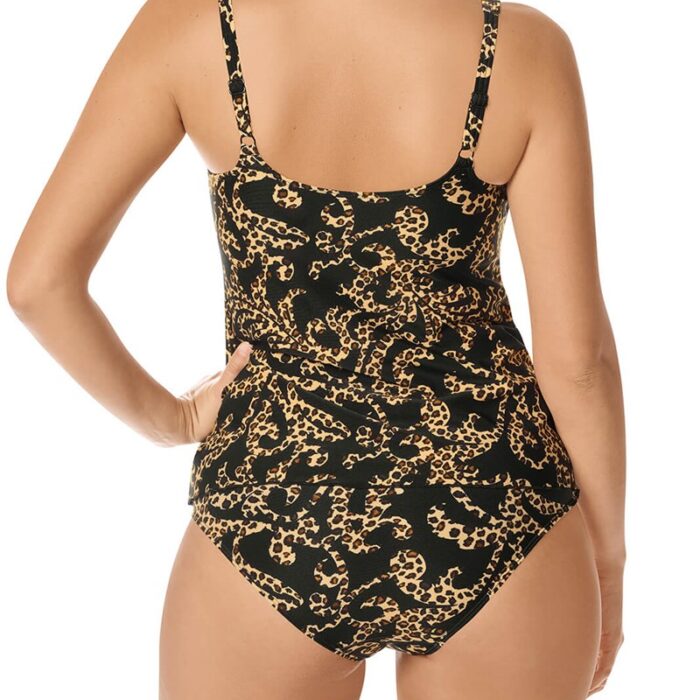 Kostium do kąpieli Amoena Sri Lanka - top tankini - black / gold