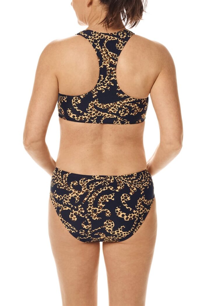 Kostium do kąpieli Amoena Sri Lanka - top bikini bez fiszbin - black / gold