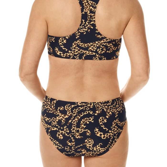 Kostium do kąpieli Amoena Sri Lanka - top bikini bez fiszbin - black / gold