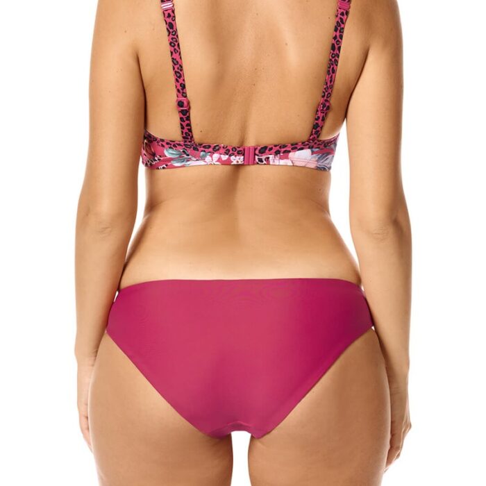 Kostium do kąpieli Amoena Cozumel - usztywniany top bikini - deep pink / multi