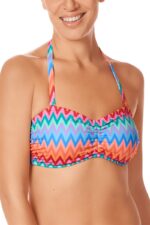 Kostium do kąpieli Amoena Ecuador - top bikini bandeau - multi