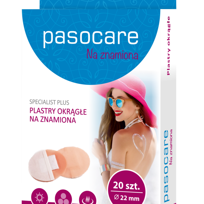 Pasocare Specialist Plus plastry okrągłe na znamiona 20 szt.