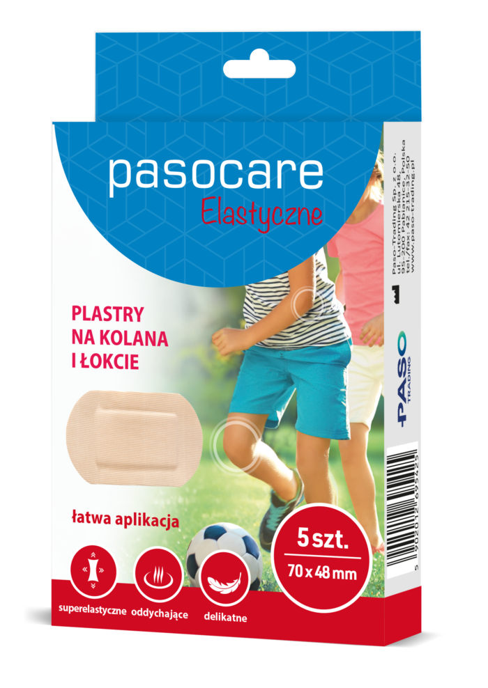 Pasocare elastyczne plastry na kolana i łokcie 5 szt.