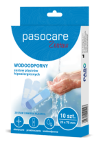 Pasocare wodoodporny zestaw plastrów hipoalergicznych 10 szt.