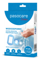 Pasocare wodoodporny zestaw plastrów hipoalergicznych 14 szt.