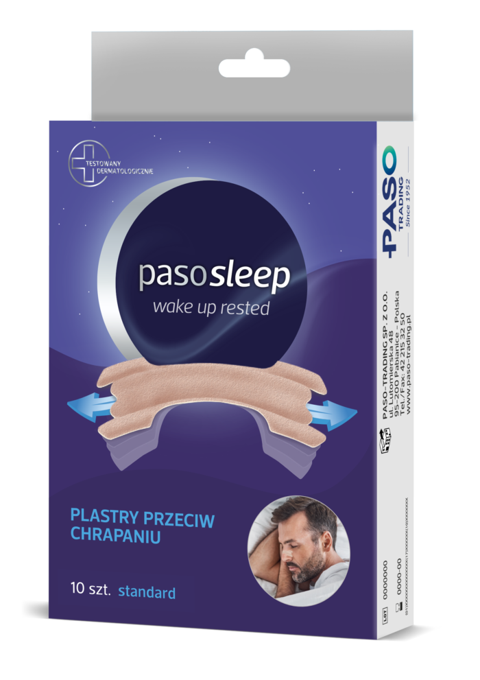 Pasosleep wake up rested plastry przeciw chrapaniu XL 10 szt.
