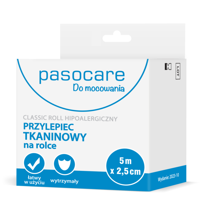 Pasocare classic roll hipoalergiczny przylepiec tkaninowy na rolce