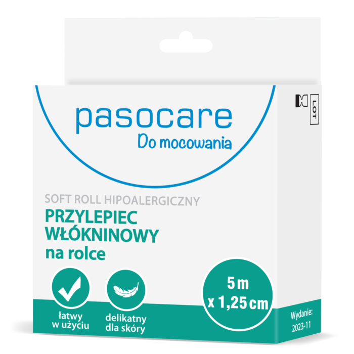 Pasocare soft roll hipoalergiczny przylepiec włókninowy na rolce