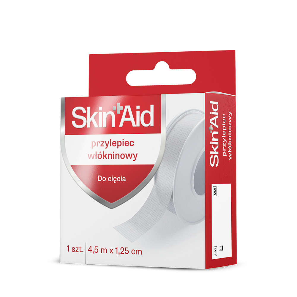 SKIN AID Przylepiec włókninowy 4,5 m x 1,25 cm