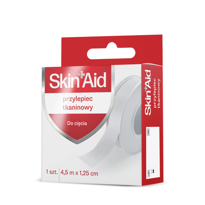 SKIN AID Przylepiec tkaninowy 4,5 m x 1,25 cm